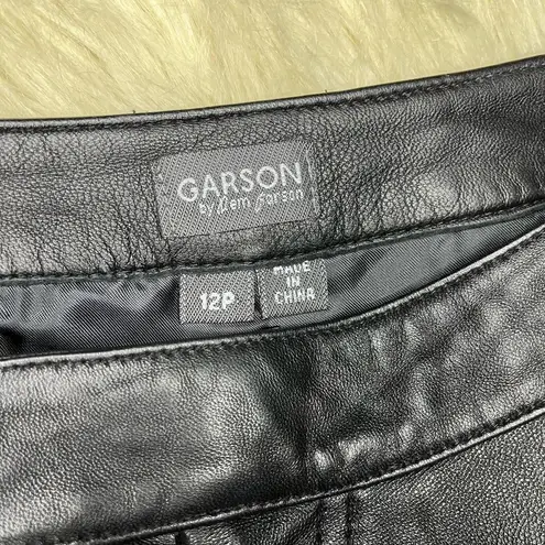 Garson by REM Garson Black Leather Women's pants Sz 12P