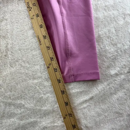 Year Of Ours Lace Up High Waist Leggings Pink Tie Front Workout Pant Women’s M Size M