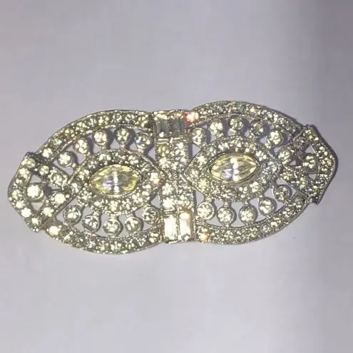 Angel Brand Elegant Vintage Silver Tone Classic Retro Brooch