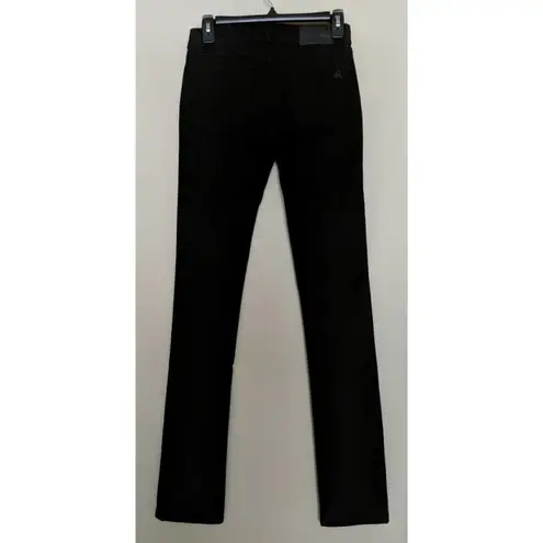 DL1961  Grace Slim Straight Leg Jean Black Mid Rise 24 New