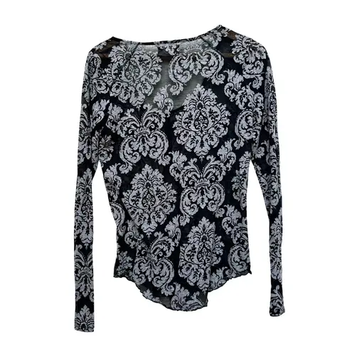 Denim & Supply Ralph Lauren Sheer Lace Top - Size M