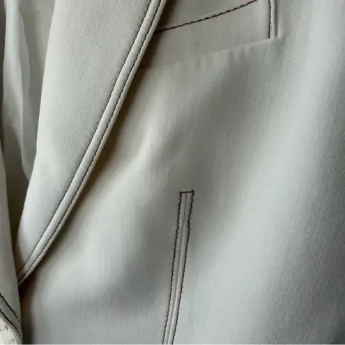 Veronica Beard Machenzie Dickey Jacket Blazer Contrast Stitching Size 10