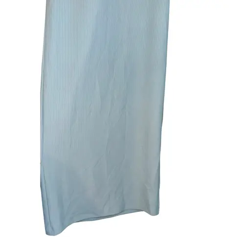 New Rhone Ripple Sweatpants Leggings Women Large Ribbed Sage Green Wide Leg Soft