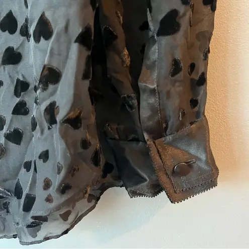 Rebecca Taylor  Velvet Heart Button Down Shirt