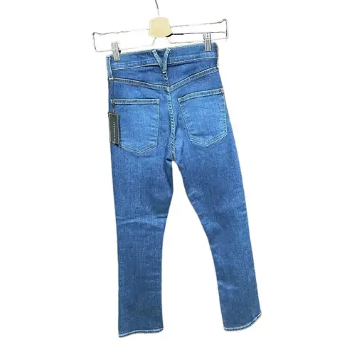Veronica Beard Carly High Waist Kick Flare Jeans Bright Blue Size 24