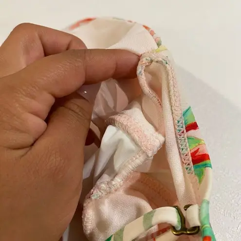 Lucky Brand  Tropical Floral Halter Tankini Top Women’s Size Medium Swimwear