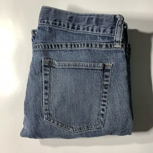 J. Crew Factory Vintage Low Rise Hipslung Low Straight Leg Jeans Sz 27 Blue