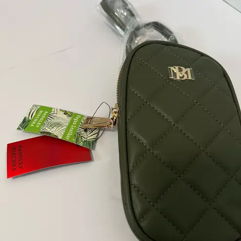 Badgley Mischka Quilted Crossbody Phone Bag - Olive Green, NWT