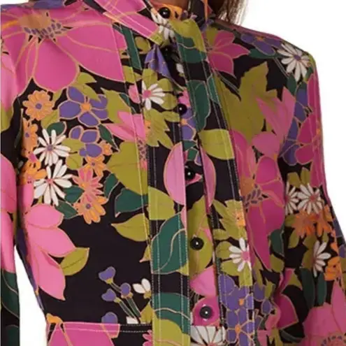 Patou Printed Shirtdress Dress