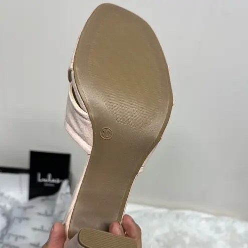 Lulu's Pink Heels with Crossover Straps Size 10