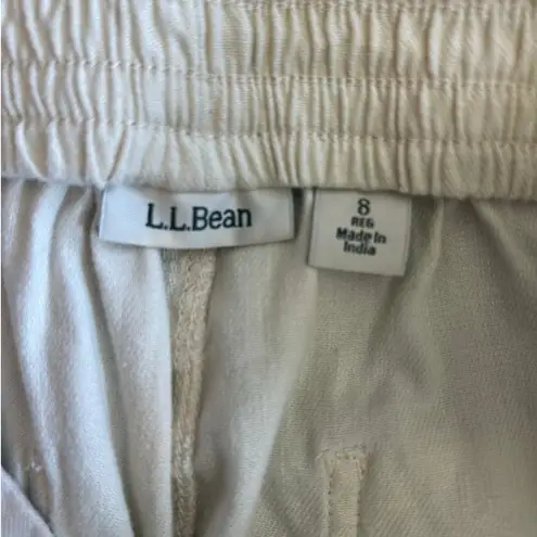L.L. Bean Comfort Stretch Cotton Linen Shorts