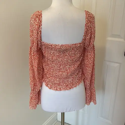 Lucy Paris Smocked Peasant Blouse