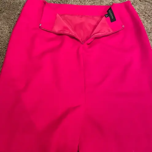 Talbots Hot Pink Barbie Core Wool Pencil Skirt