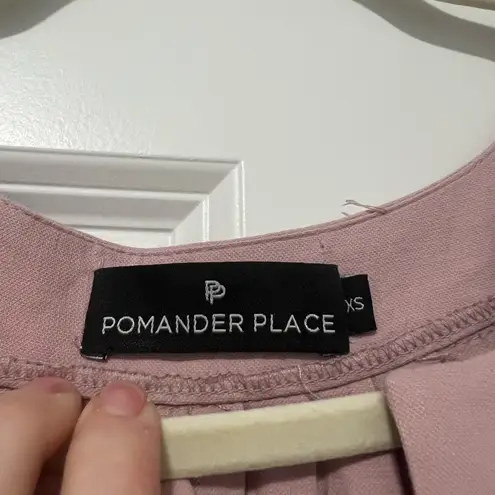 Tuckernuck Pomander Place Lilac Finley Flutter Sleeve Dress Pink Size XS