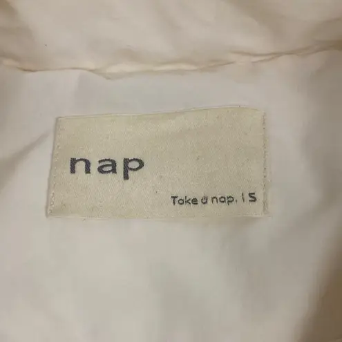 Nap Loungewear Cream Puffer Jacket S White