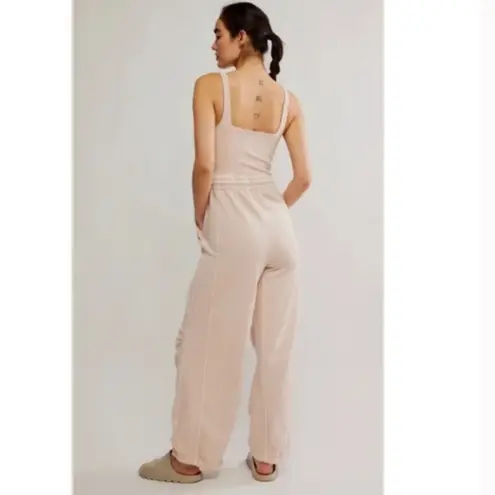 Free People NWOT  inbound onesie in dusty pink