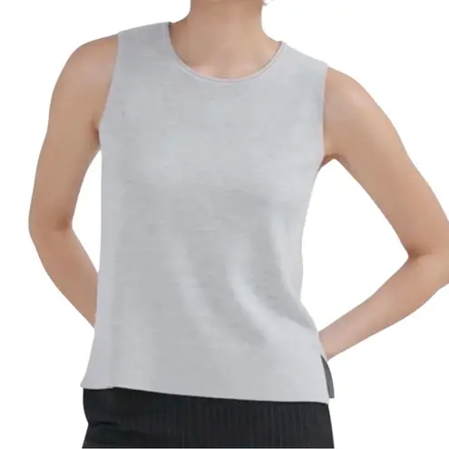 MM.LaFleur Gray Louisa Merino Wool Sleeveless Layering Tank size Large