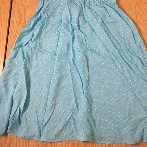 New Women’s La Vie en Rose Chemise Pajama Gown Viscose Blue Size Small