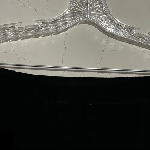 Eileen Fisher Black Viscose Jersey A-Line Midi Skirt