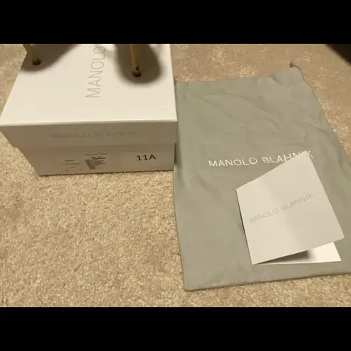 Manolo Blahnik "Scolto" suede sandal PVC slide 8/39