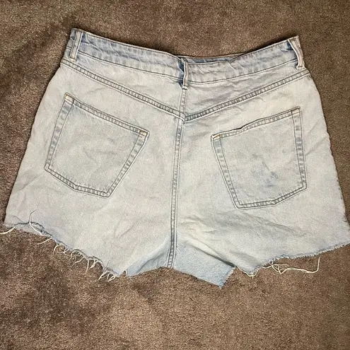 Topshop Preowned  A-line Mom Jean Shorts