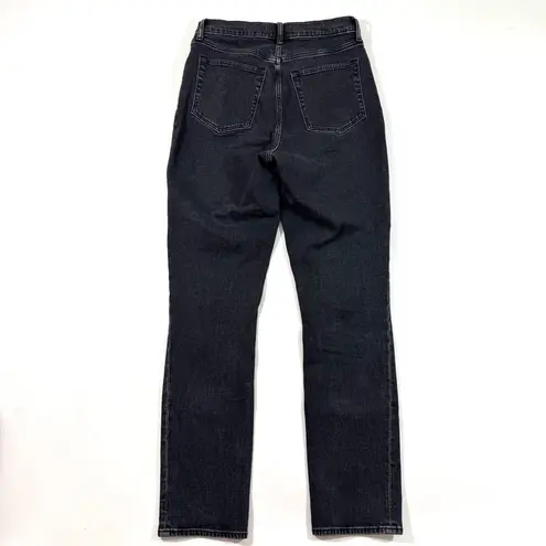 Abercrombie & Fitch Abercrombie 90s Slim Straight Crossover Jeans Ultra High Rise Black