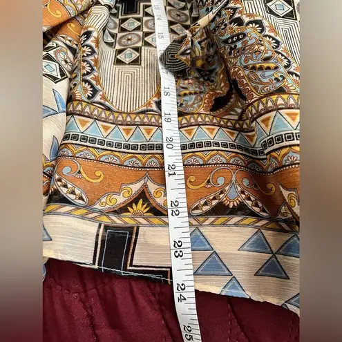 MISA Los Angeles NWT- SIENA Top in Alhambra Mosaic, size Medium