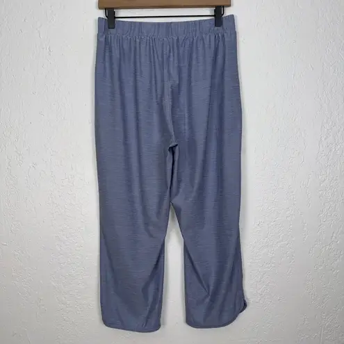 Duluth Trading Co. Armachillo Straight Cooling Sleep Capris Size Medium Blue