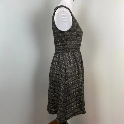 Anthropologie  Moulinette Soeurs Metallic Tweed Glissade Fit & Flare Dress 4