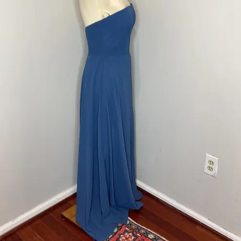 Jenny Yoo Essie Gown in Blue Luxe Size 8