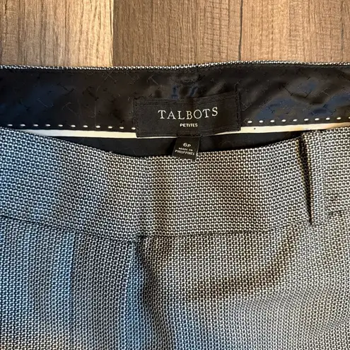 Talbots Gray/white and black patterned Trousers 6P - Image 3