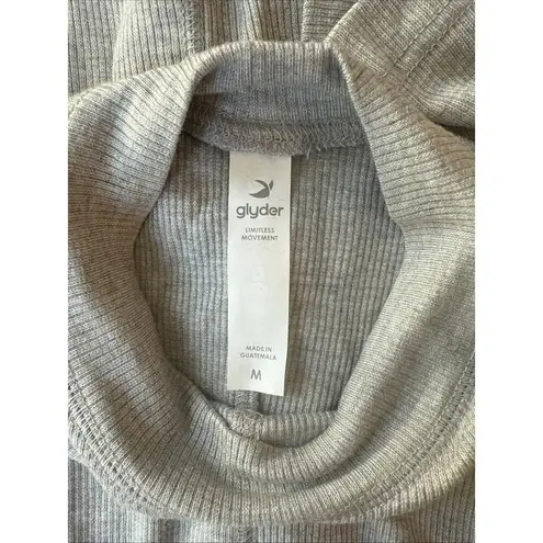 Glyder NWT Ruby Mock Neck Tank: Silver Fog, Size M