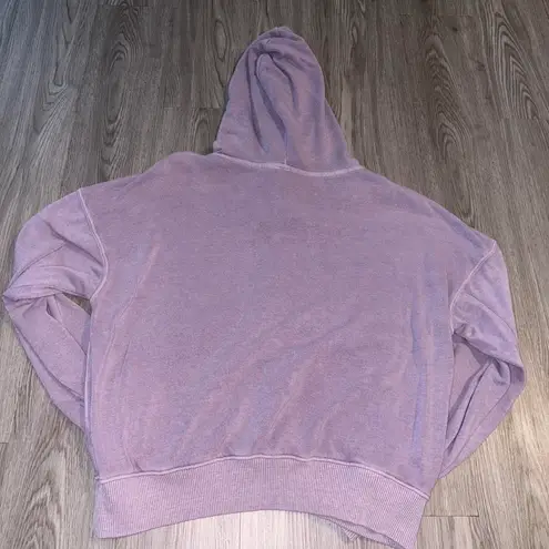 Free People Movement Lilac Lavender Lace-Up Hoodie