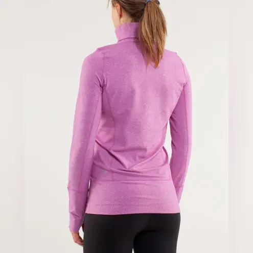 Lululemon  In Stride Jacket in Heathered Ultra Violet Pink New Size 4