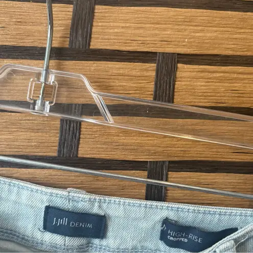 J. Jill High Rise Cropped Jeans Size 14P Blue
