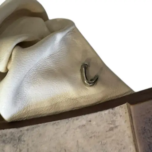 Circus by Sam Edelman Circus NY by Sam Edelman Iggy slide sandals ivory ruched straps square toe Sz 6