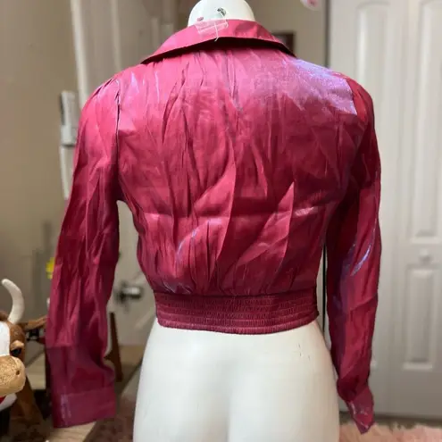 Holographic blouse Pink Size M