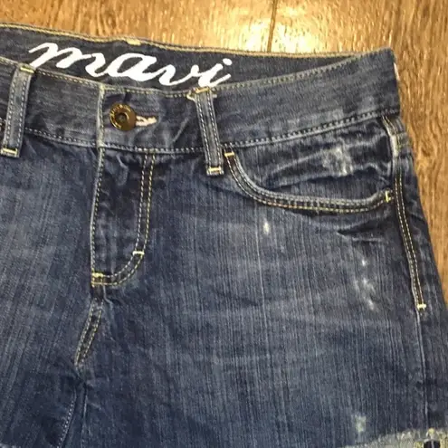 Mavi Vanna Denim Jean Distressed Shorts Women’s Size 27