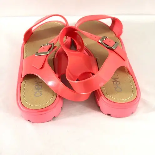 Chemistry  Womens Sandals Rubber Ankle Strap Buckle