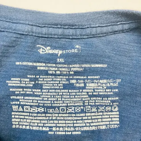 Disney  Store Shoes Make The Princess Shirt Blue Tee‎ Size 2XL
