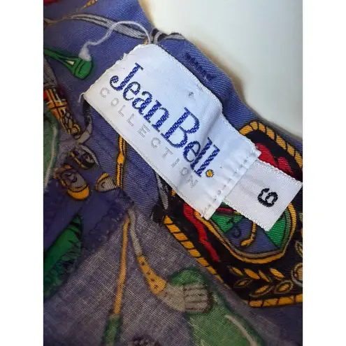 Vintage Jean Bell Golf Pront Bermuda Shorts Size Small Blue
