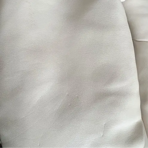 Melie Bianco Alexandra Cream Vegan Top Handle Bag