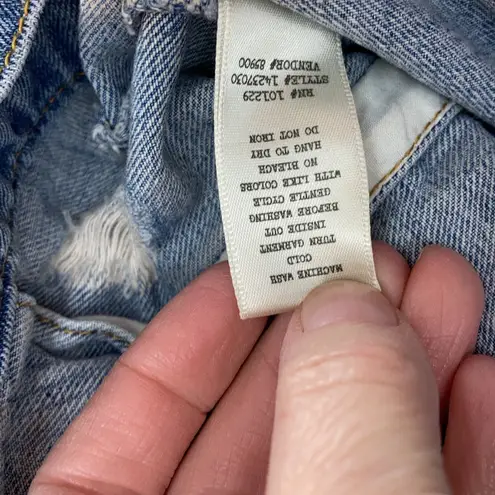 Daytrip  Ripped Distressed Button Down Denim Jacket A138 - Image 4