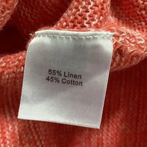 Norm Thompson knit linen/cotton short sleeve sweater