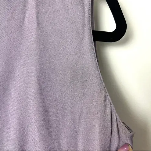 Salvatore Ferragamo Silk Sleeveless Shift Dress in Lilac Purple Vintage