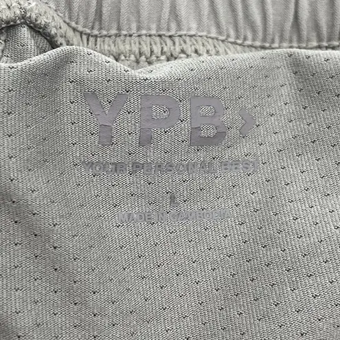 Abercrombie & Fitch YPB Shorts Athletic Women Large Gray Workout Hidden Liner