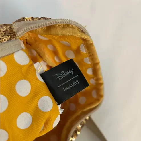 Lounge Fly x Disney Gold Sequin Minnie Mouse Fanny Pack