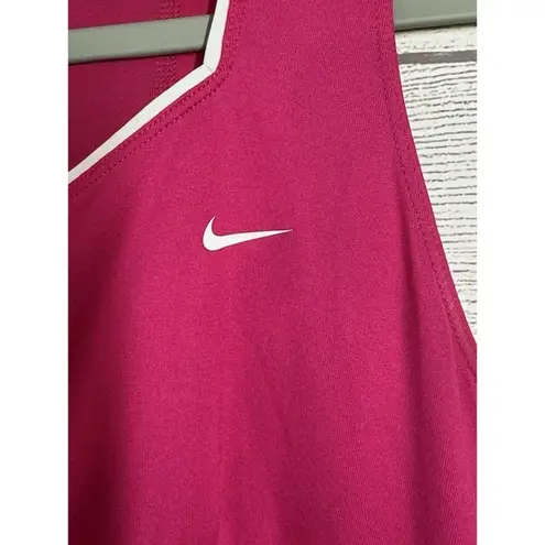 Nike  Dri-FIT Performance Running‎ Tank Women's Large Fitted Hot Pink Sleeveless
