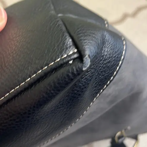 BOC vegan leather multiple pockets Black Gray shoulder tote Bag