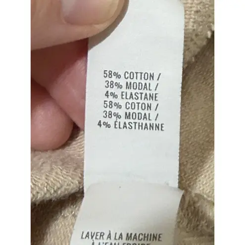 OFFLINE by Aerie Beige Cozy Zip Up Hoodie Sweatshirt M Casual Comfort *Stain* Tan Size M